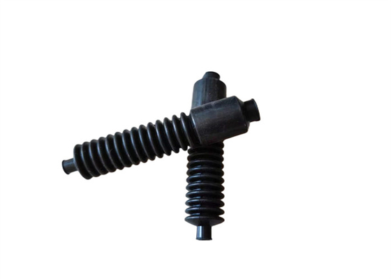 Schwarzes brüllt Gummigewundene Gummibalg-und Stiefel-Silikon des stiefel-6mm